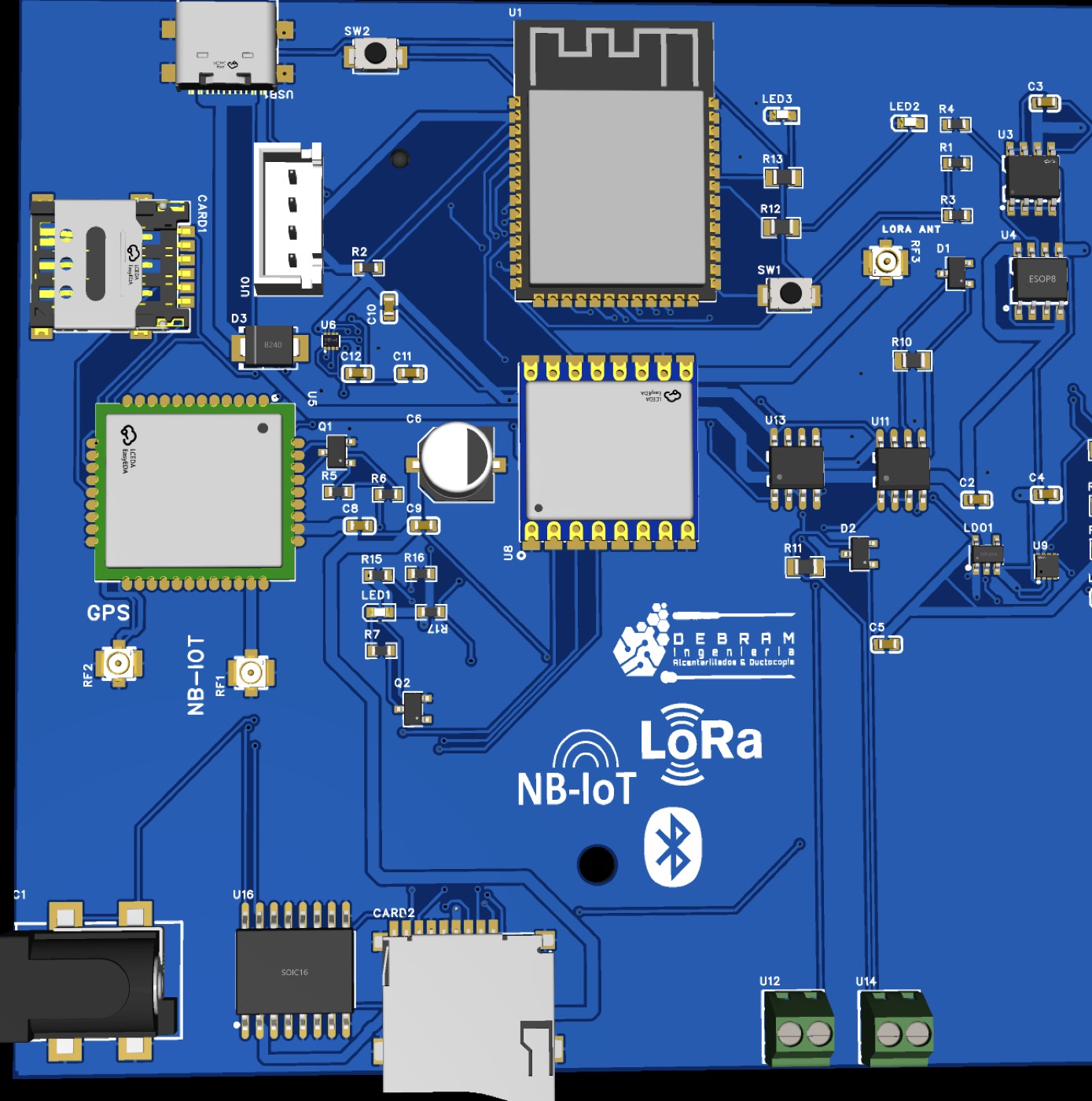 Placa maestra Debram